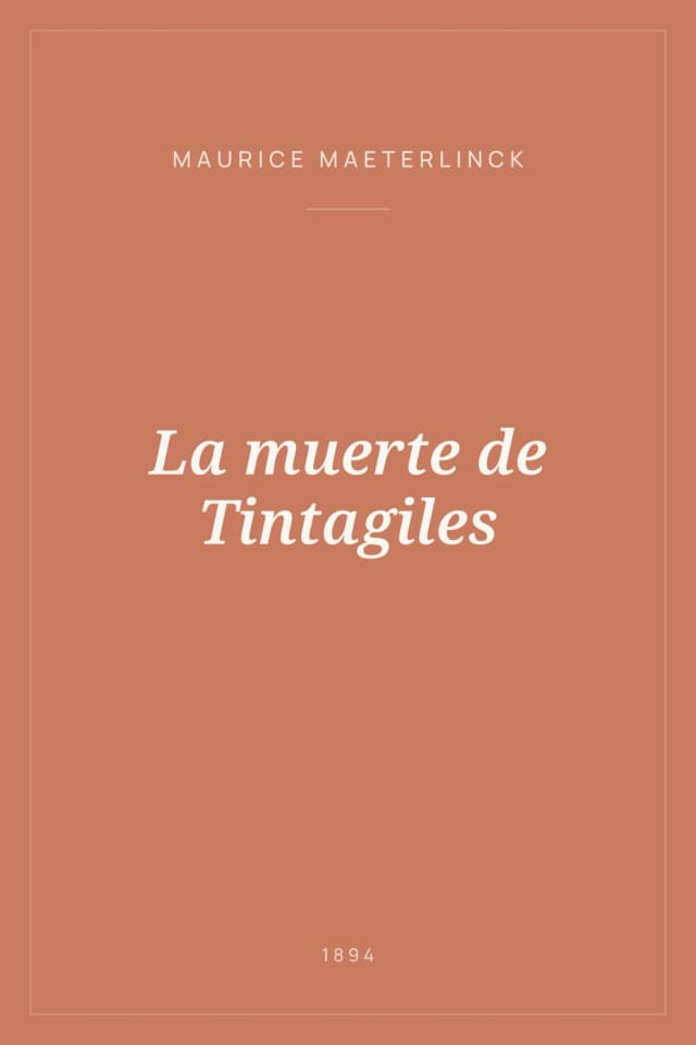Portada de La muerte de Tintagiles