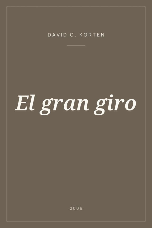 Portada de El gran giro