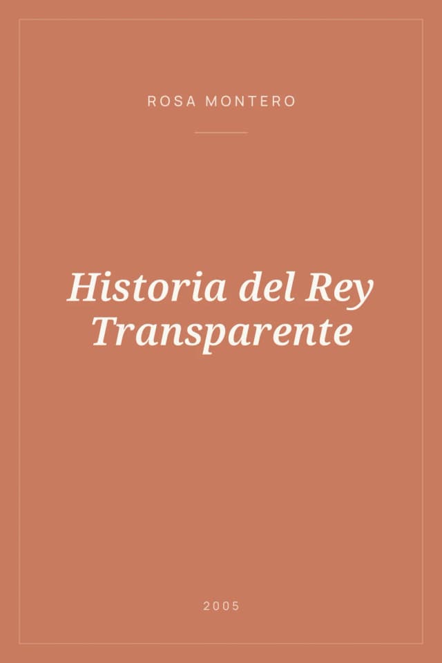 Portada de Historia del Rey Transparente