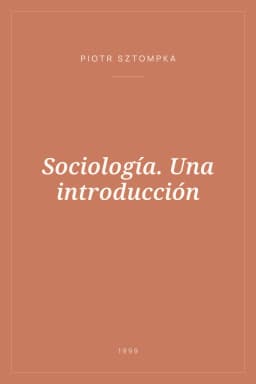 Portada de Sociología. Una introducción
