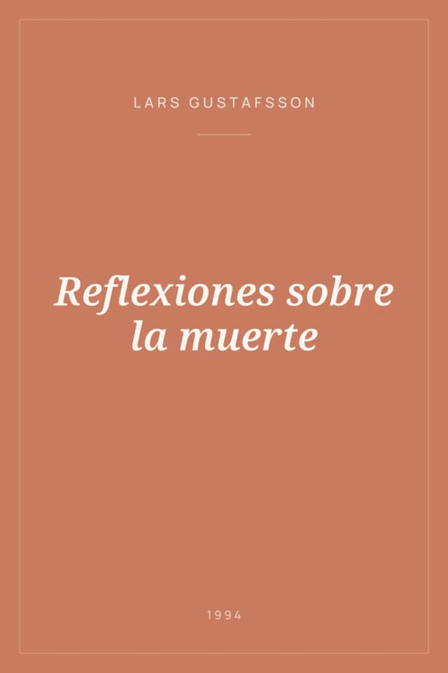 Portada de Reflexiones sobre la muerte