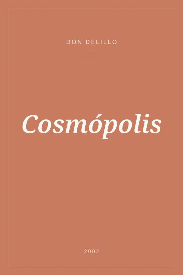Portada de Cosmópolis