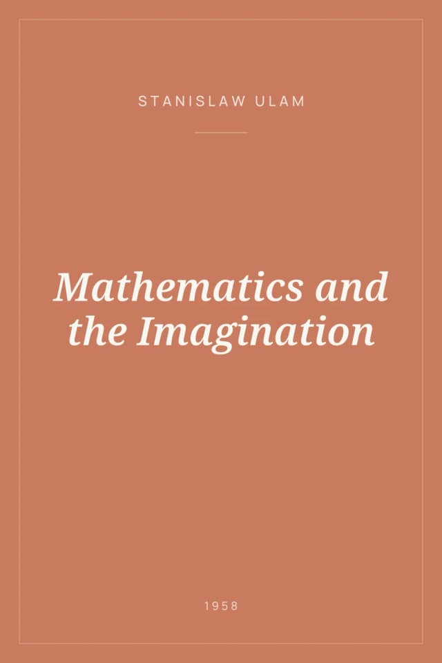 Portada de Mathematics and the Imagination
