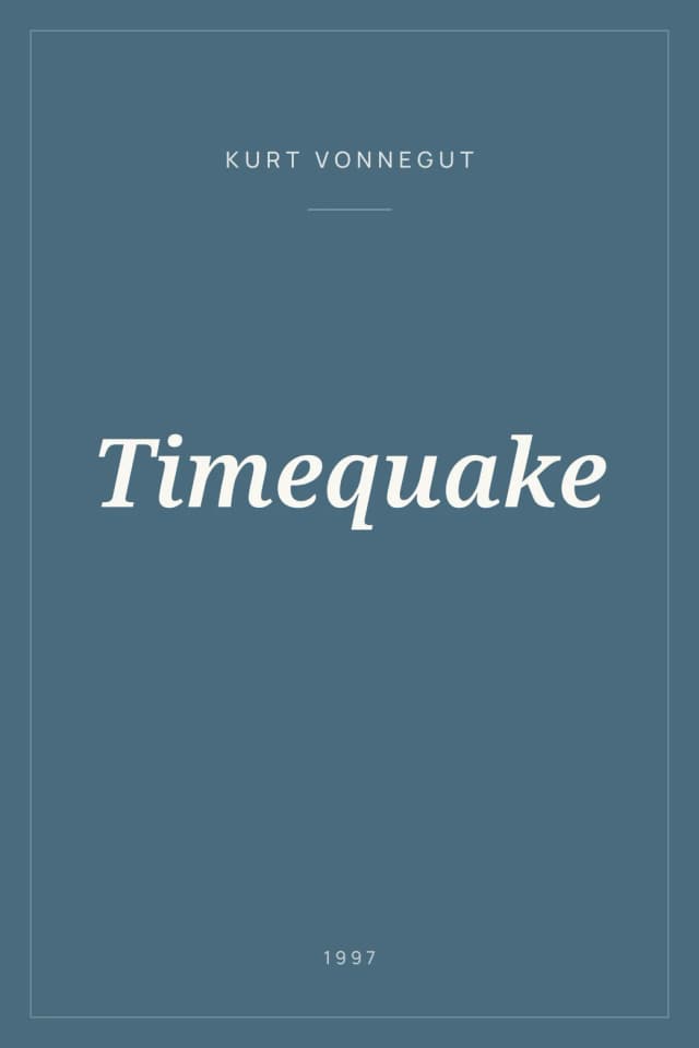 Portada de Timequake
