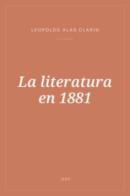 Portada de La literatura en 1881