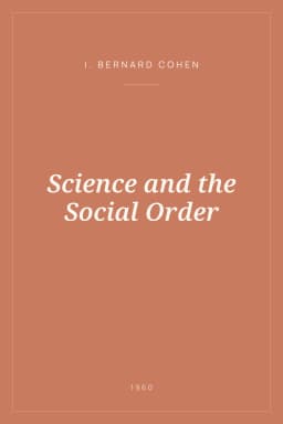 Portada de Science and the Social Order