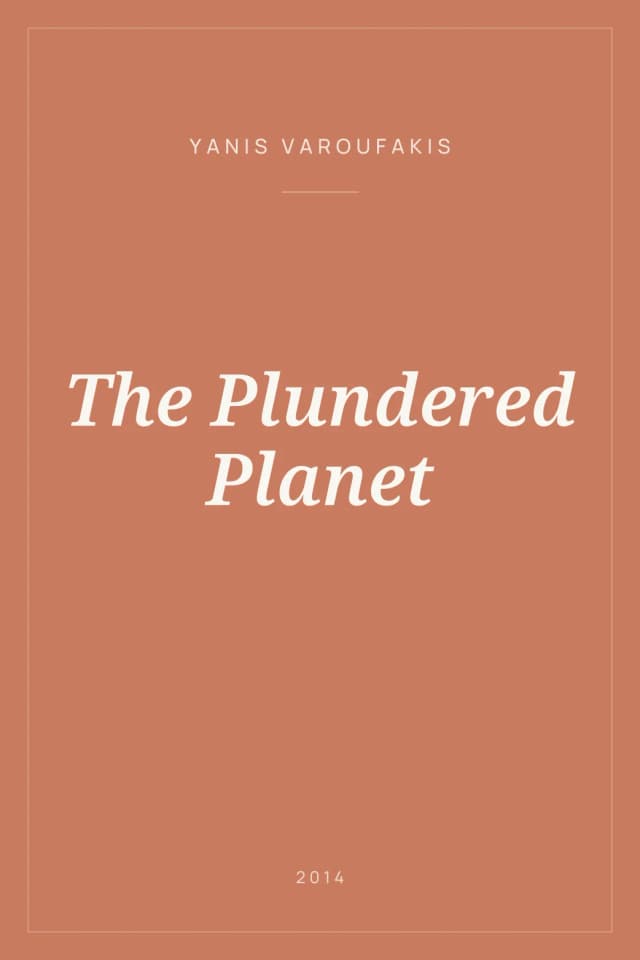 Portada de The Plundered Planet