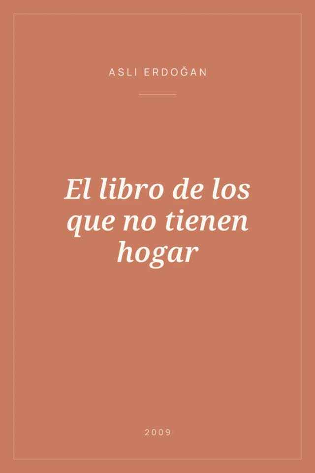 Portada de El libro de los que no tienen hogar