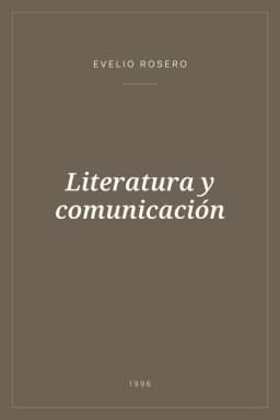 Portada de Literatura y comunicación