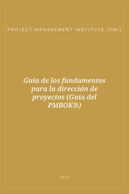 Portada de Guía de los fundamentos para la dirección de proyectos (Guía del PMBOK®)