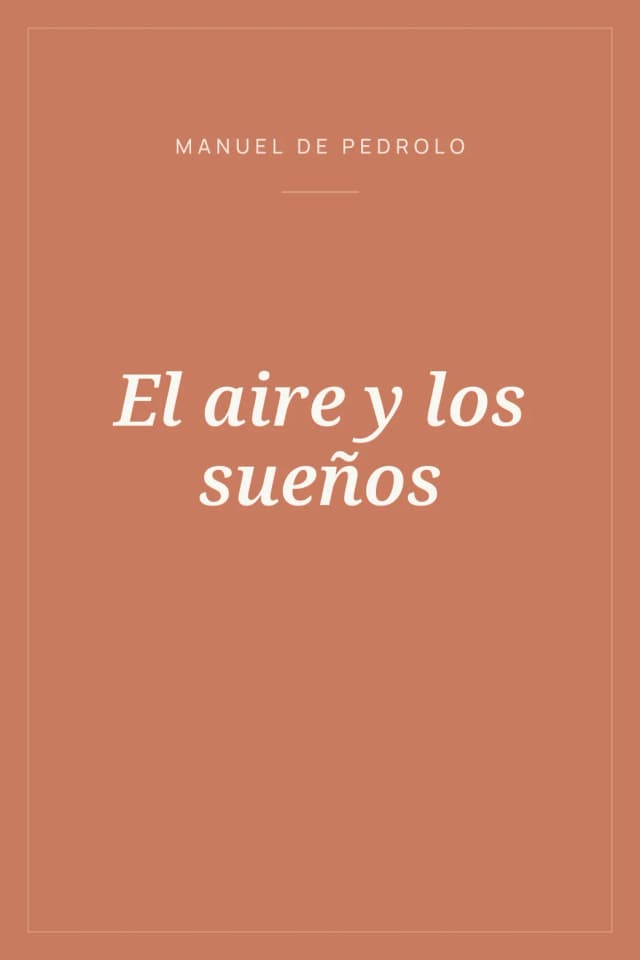 Portada de El aire y los sueños