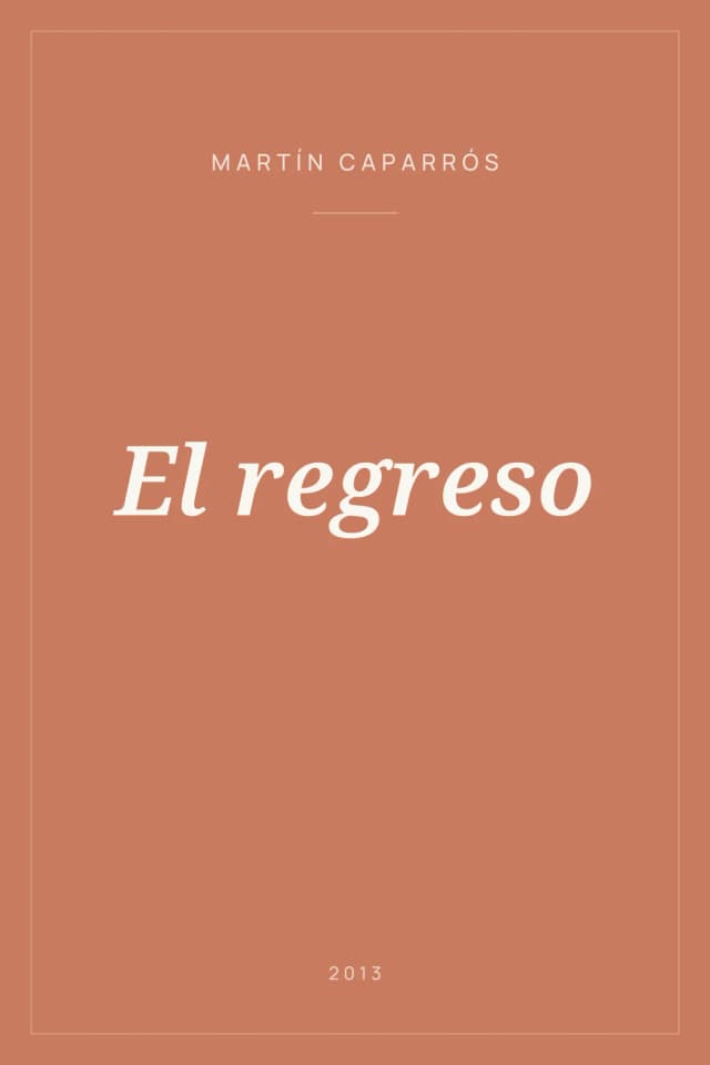 Portada de El regreso