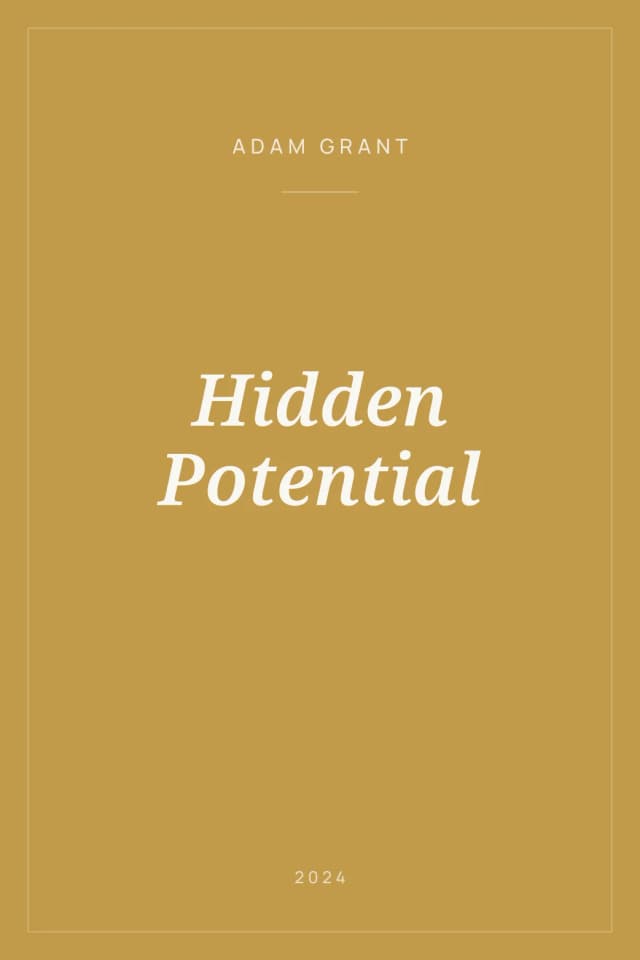 Portada de Hidden Potential