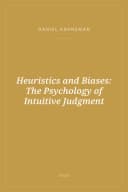 Portada de Heuristics and Biases: The Psychology of Intuitive Judgment