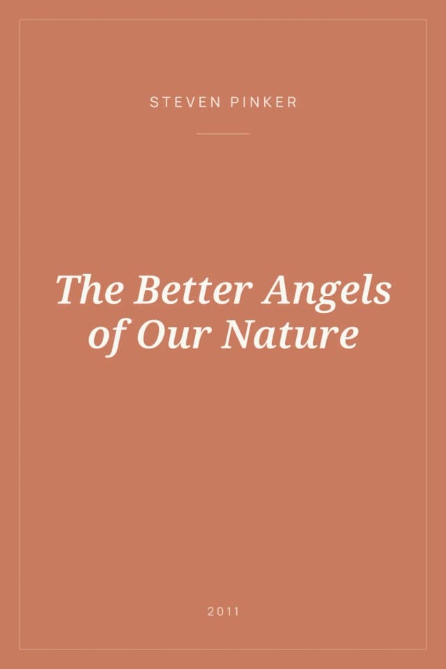Portada de The Better Angels of Our Nature