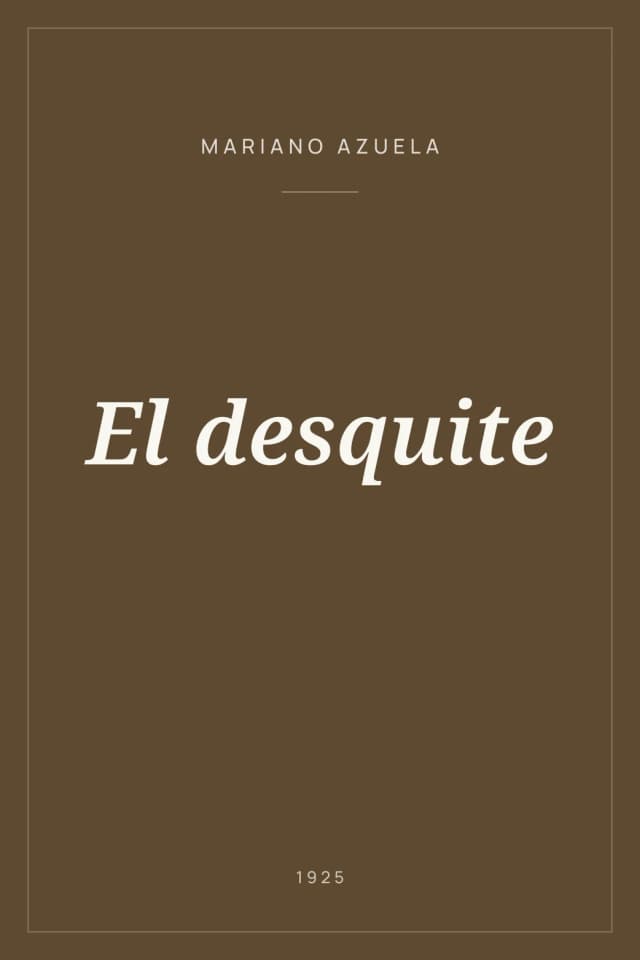 Portada de El desquite