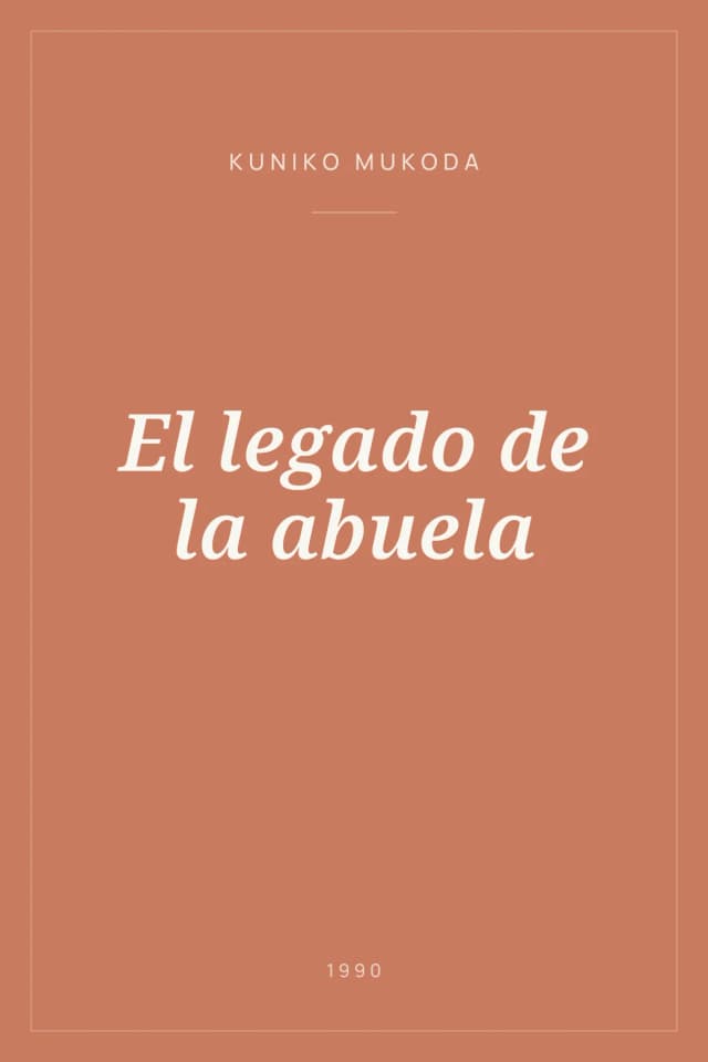 Portada de El legado de la abuela