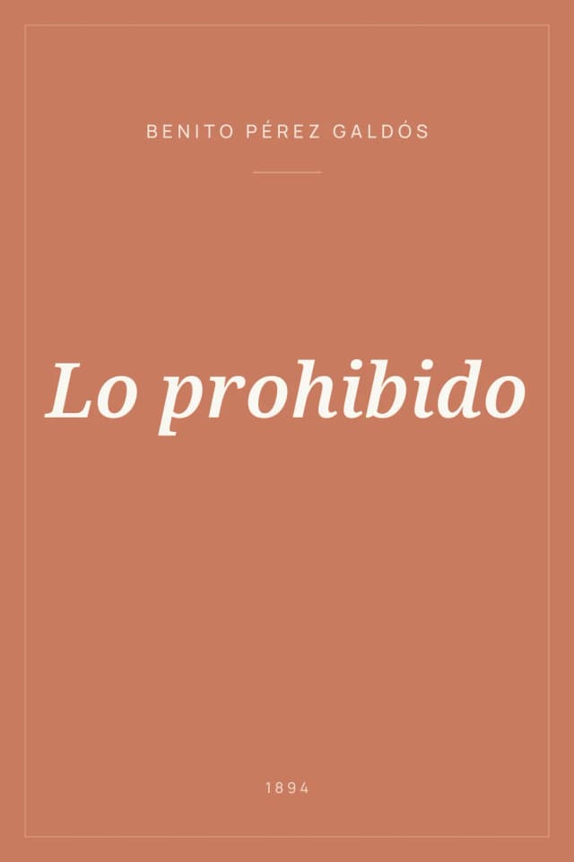 Portada de Lo prohibido