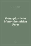 Portada de Principios de la Metamátemática Pura