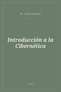 Portada de Introducción a la Cibernética