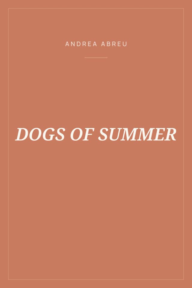 Portada de DOGS OF SUMMER