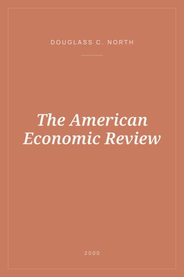 Portada de The American Economic Review