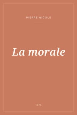 Portada de La morale