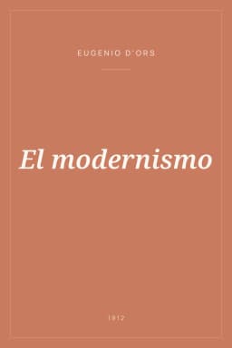 Portada de El modernismo