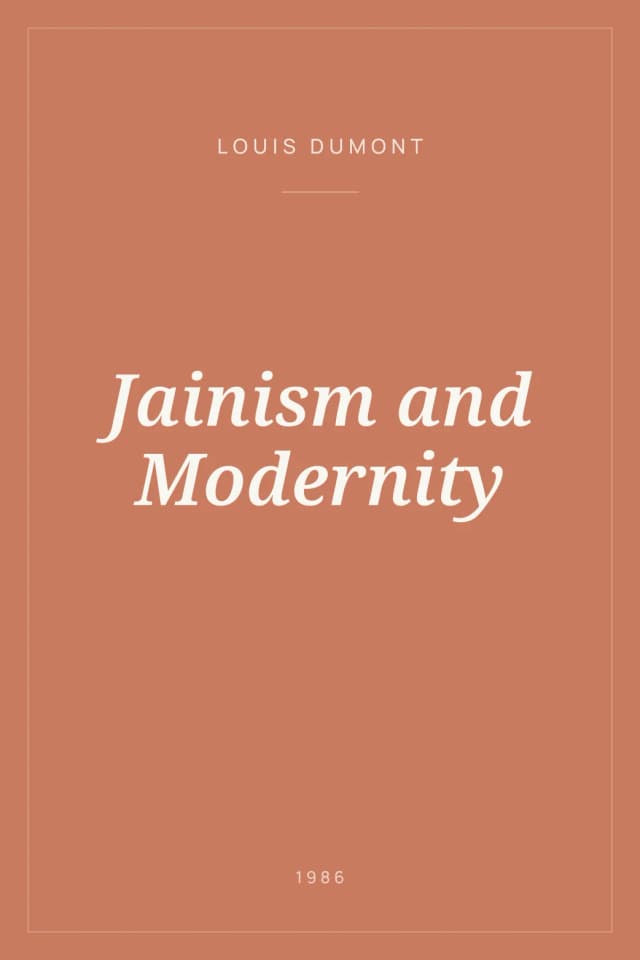 Portada de Jainism and Modernity