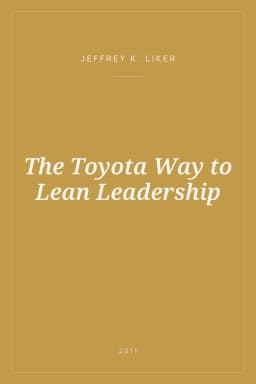 Portada de The Toyota Way to Lean Leadership