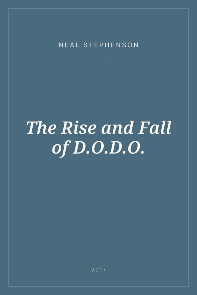 Portada de The Rise and Fall of D.O.D.O.