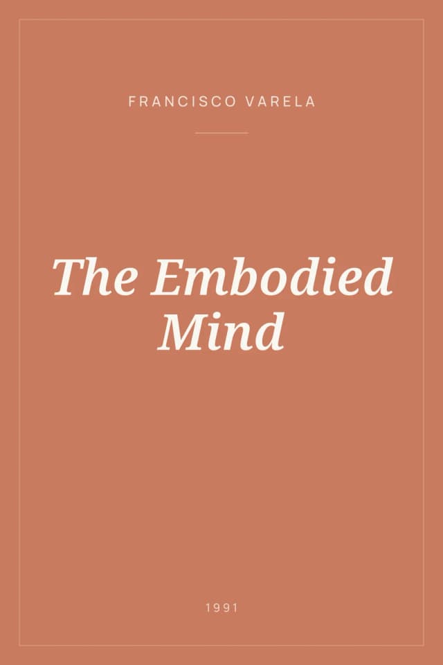 Portada de The Embodied Mind