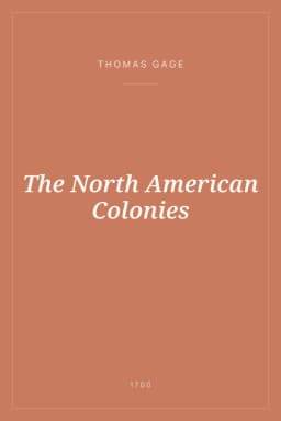 Portada de The North American Colonies