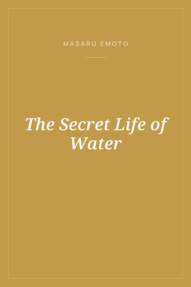 Portada de The Secret Life of Water