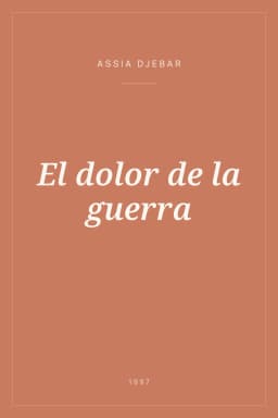 Portada de El dolor de la guerra