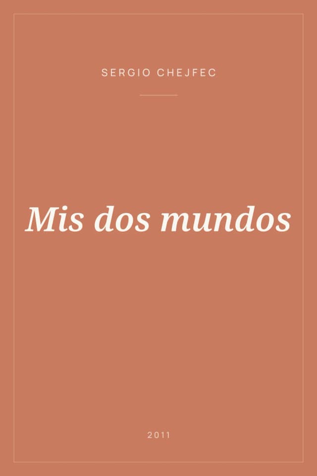 Portada de Mis dos mundos