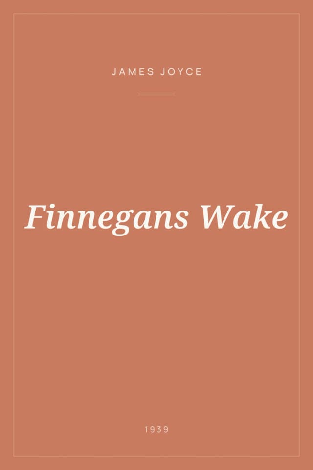 Portada de Finnegans Wake