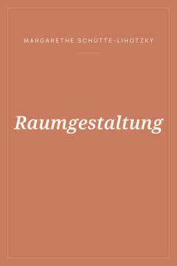 Portada de Raumgestaltung