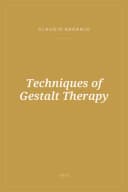 Portada de Techniques of Gestalt Therapy