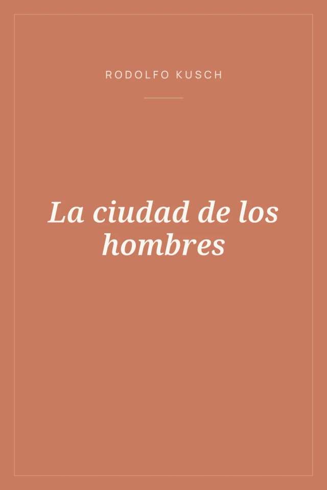 Portada de La ciudad de los hombres