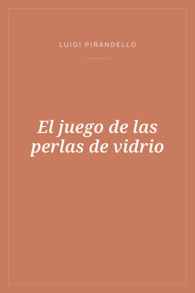 Portada de El juego de las perlas de vidrio