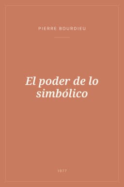 Portada de El poder de lo simbólico