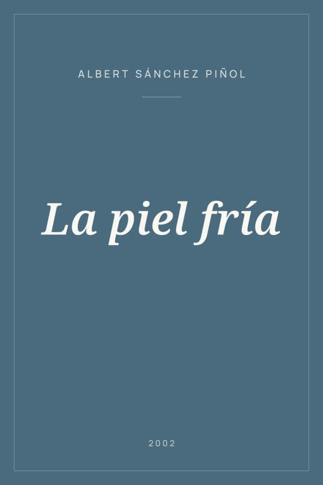 Portada de La piel fría