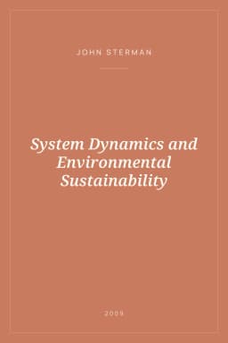 Portada de System Dynamics and Environmental Sustainability
