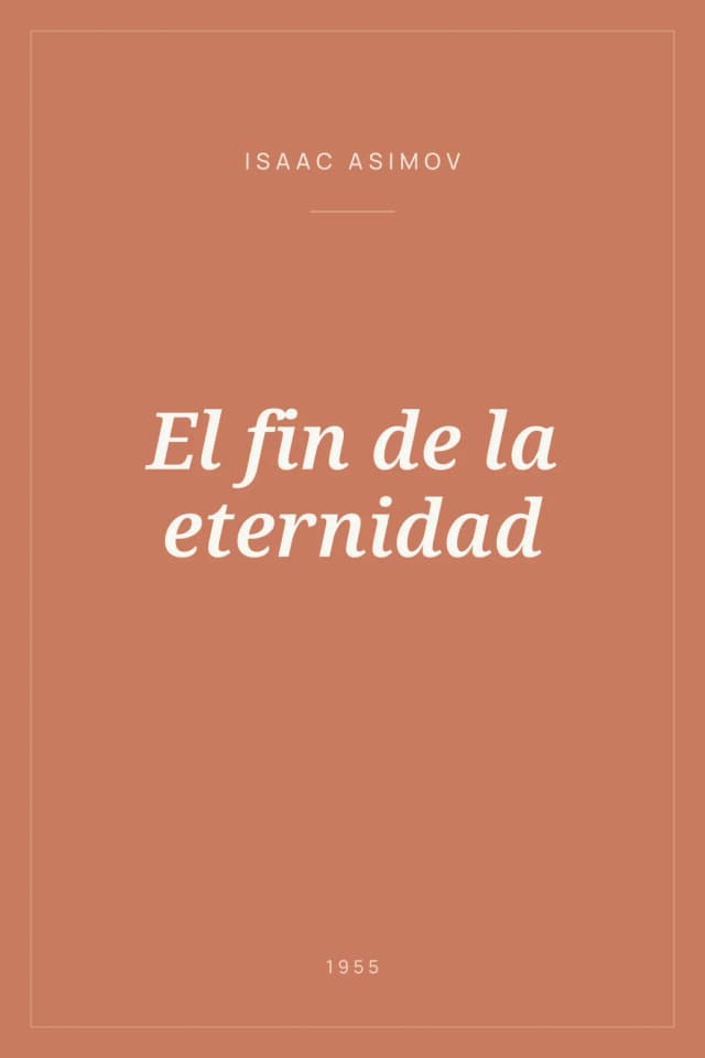 Portada de El fin de la eternidad