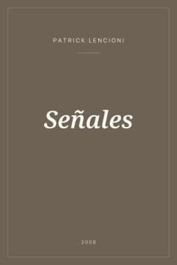Portada de Señales
