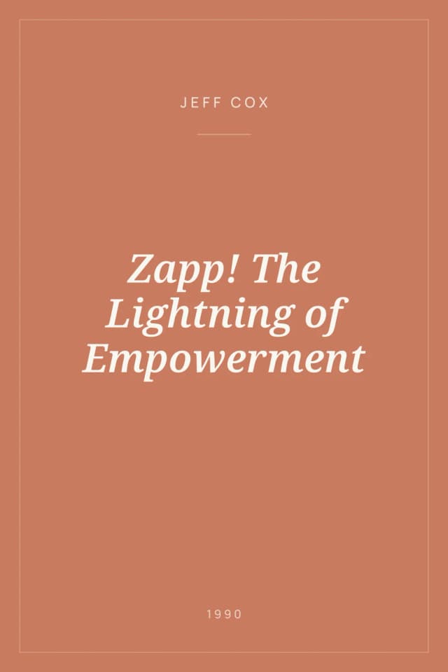 Portada de Zapp! The Lightning of Empowerment
