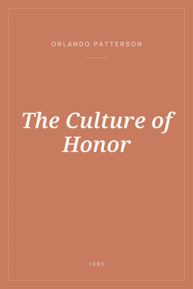 Portada de The Culture of Honor