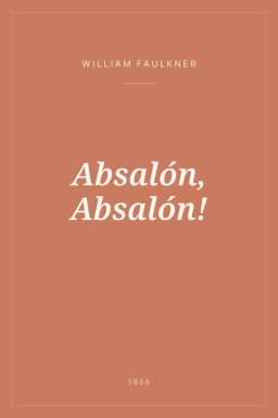 Portada de Absalón, Absalón!