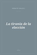 Portada de La tiranía de la elección